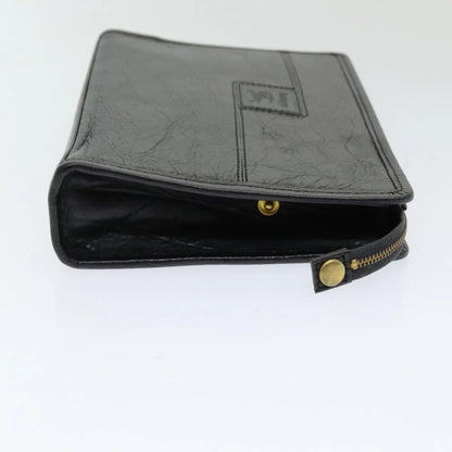 Burberry Vintage Leather, Black, Leather, Clutch