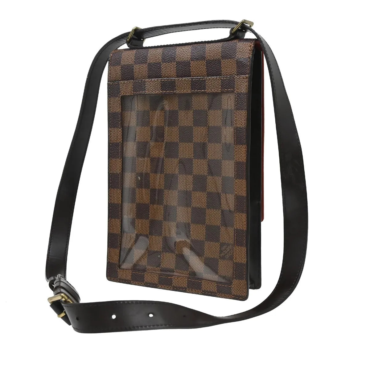 Louis Vuitton Portobello Messenger Damier, Brown, Canvas, Clutch