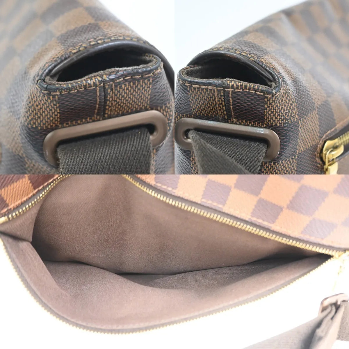 Louis Vuitton Brooklyn Damier, Brown, Canvas, Shoulder Bag