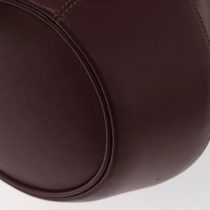 cartier Must de cartier Leather, Burgundy, Leather, Shoulder Bag