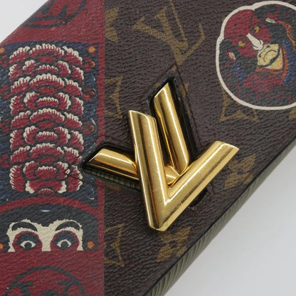 Louis Vuitton Twist Monogram Leather, Multicolour, Canvas, Clutch