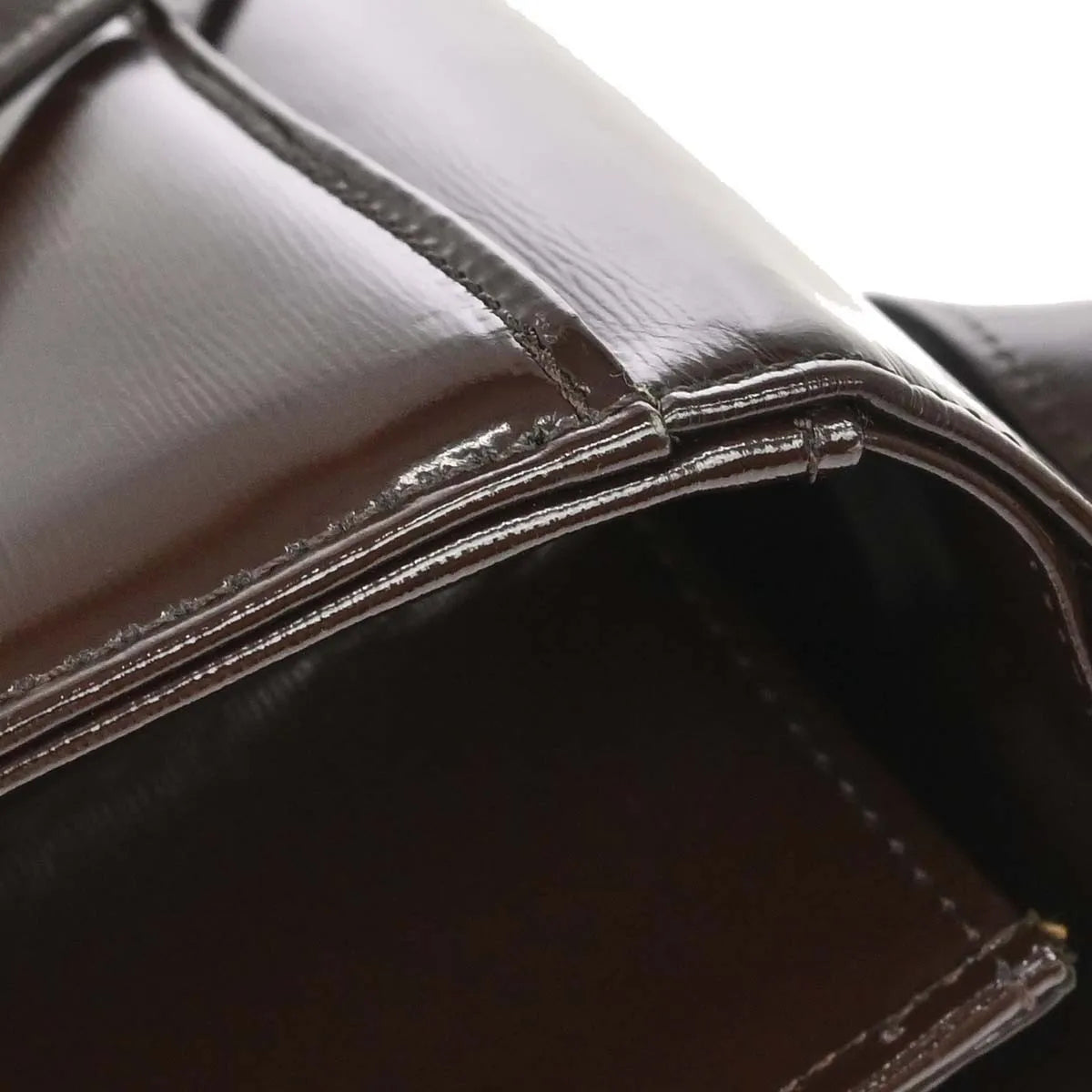 Saint Laurent Vintage Leather, Brown, Leather, Shoulder Bag