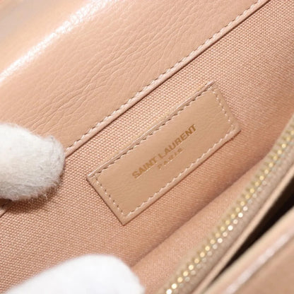 Saint Laurent Muse Two Leather, Beige, Leather, Handbag