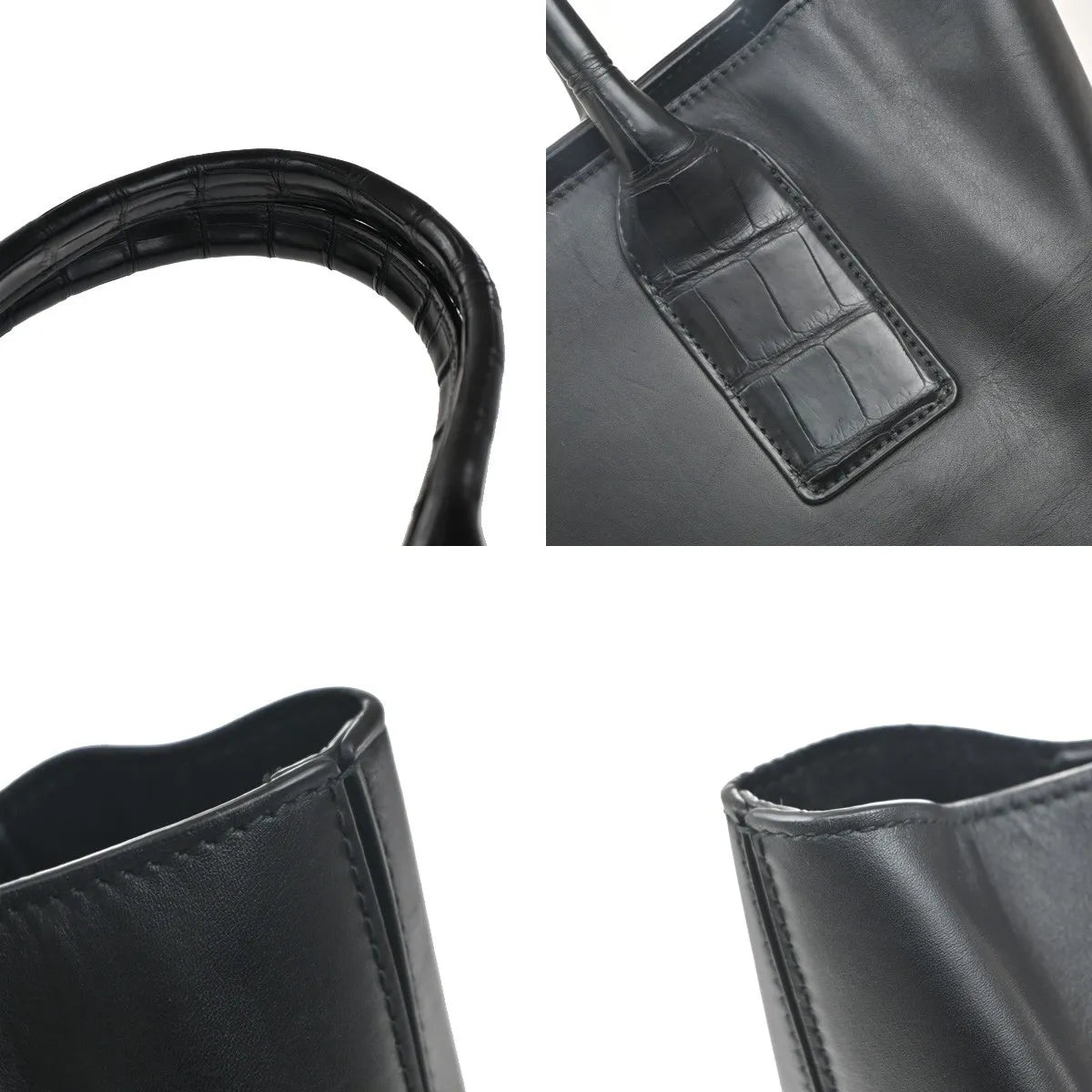 Bottega Veneta Open Tote Leather, Black, Leather, Tote Bag