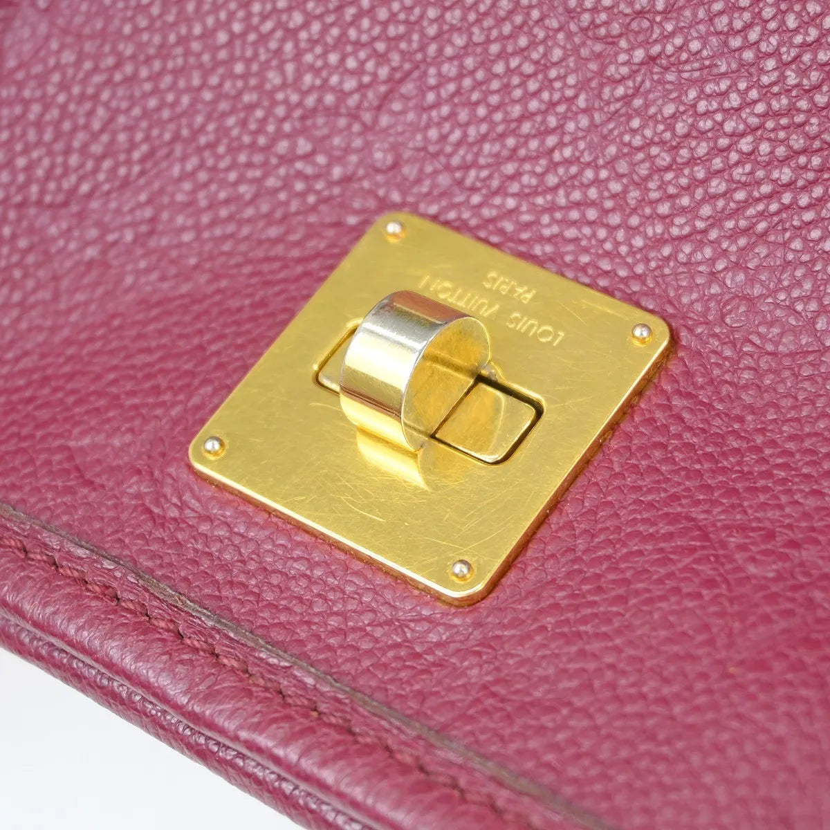 Louis Vuitton Citadine Monogram Empreinte Leather, Purple, Leather, Tote Bag