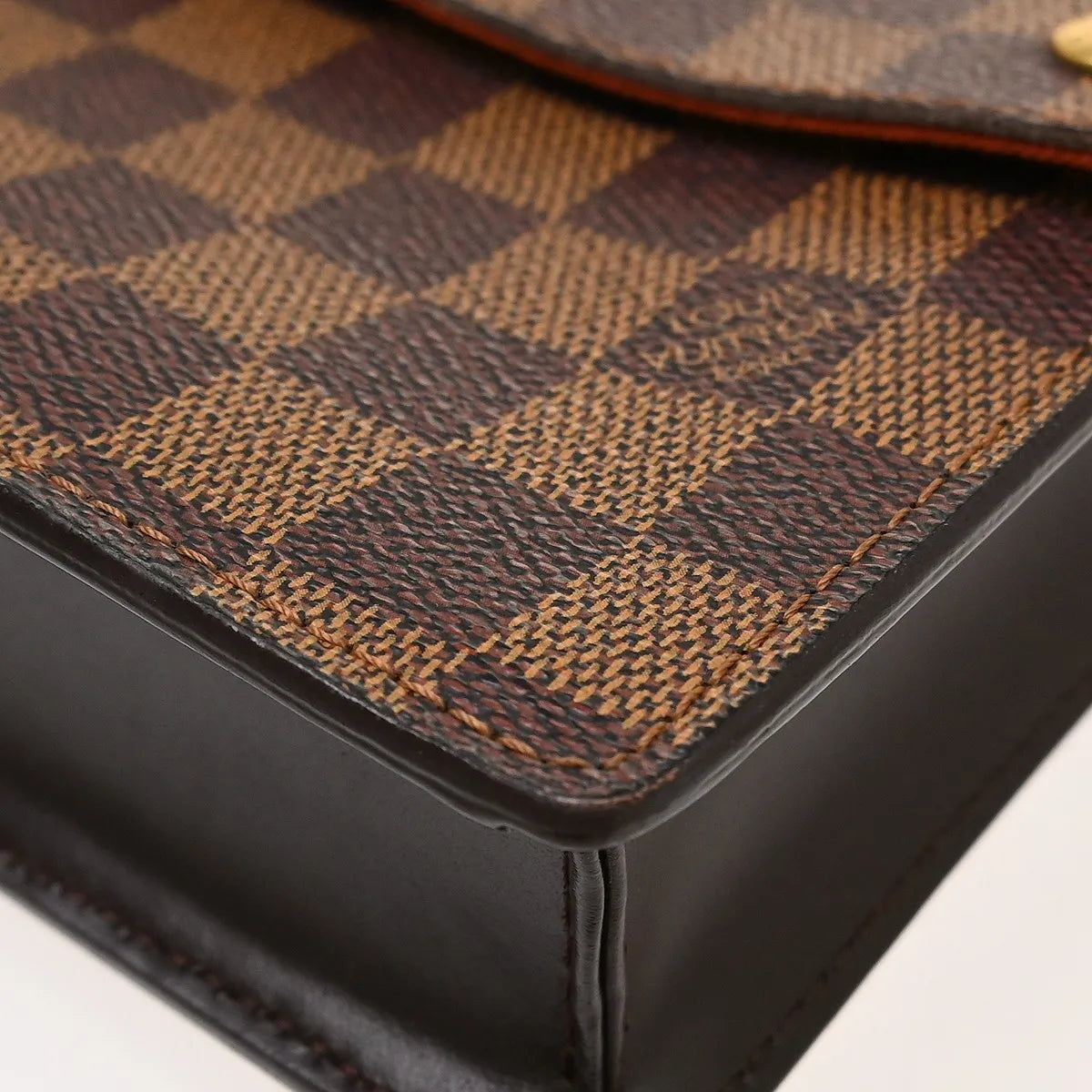 Louis Vuitton Portobello Messenger Damier, Brown, Canvas, Shoulder Bag