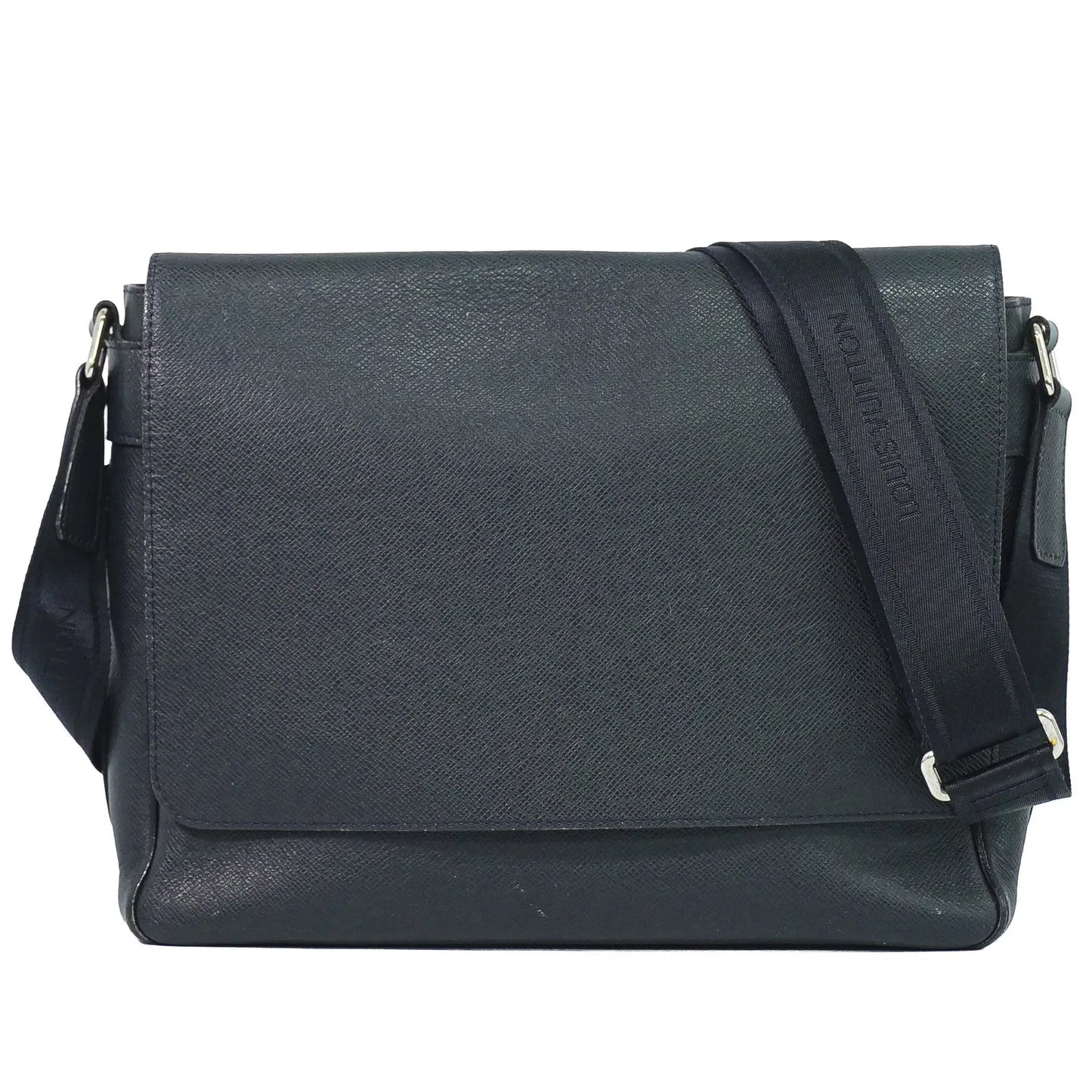 Louis Vuitton Roman Taiga Leather, Navy, Leather, Shoulder Bag