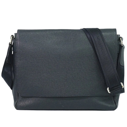 Louis Vuitton Roman Taiga Leather, Navy, Leather, Shoulder Bag