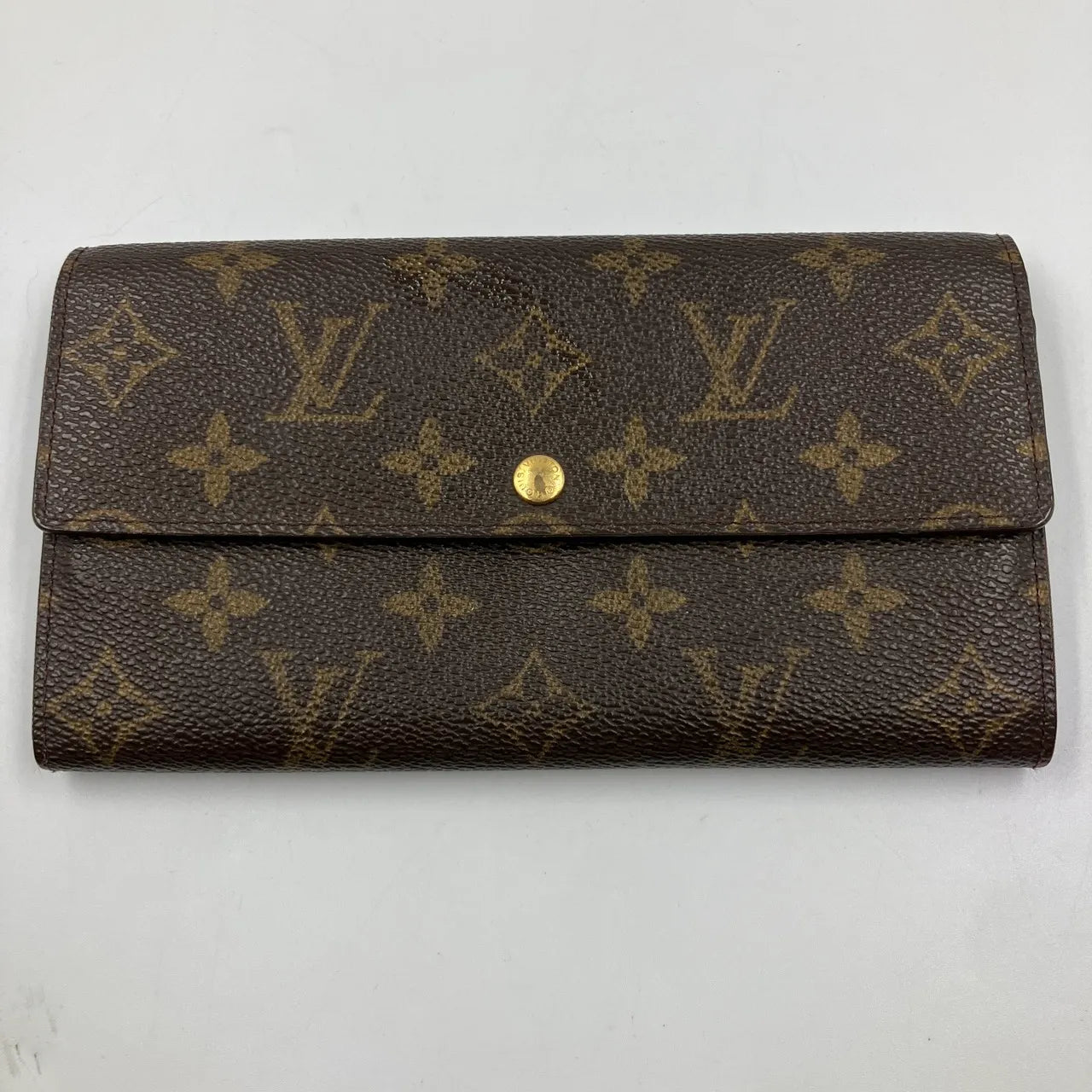 Louis Vuitton Virtuose Monogram Empreinte Leather, Brown, Canvas, Wallet
