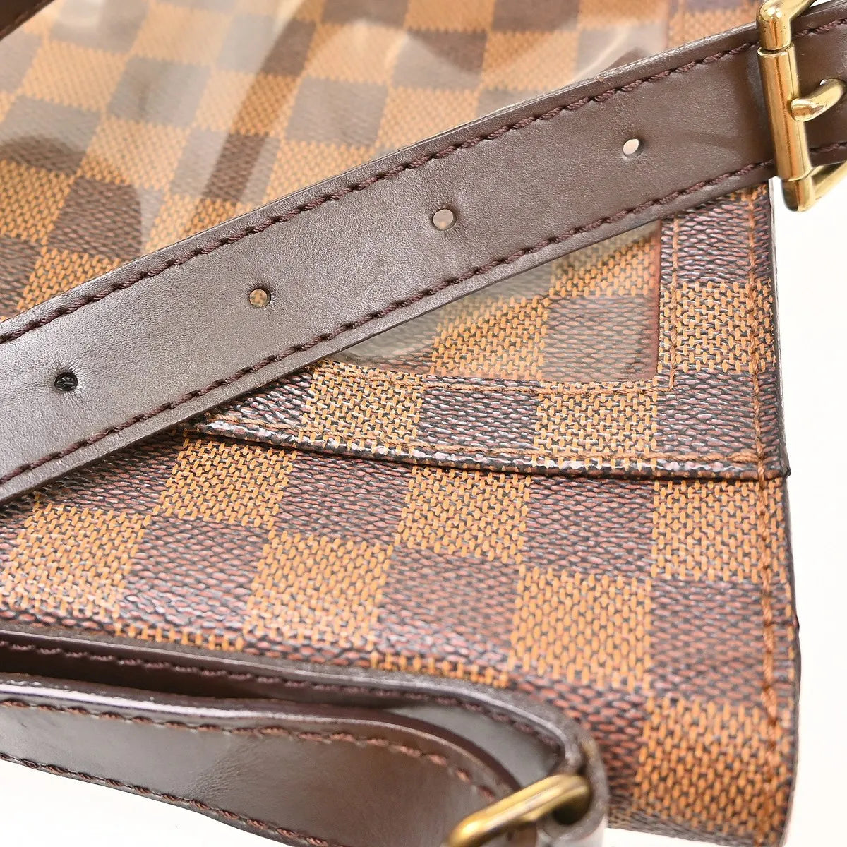 Louis Vuitton Portobello Messenger Damier, Brown, Canvas, Shoulder Bag