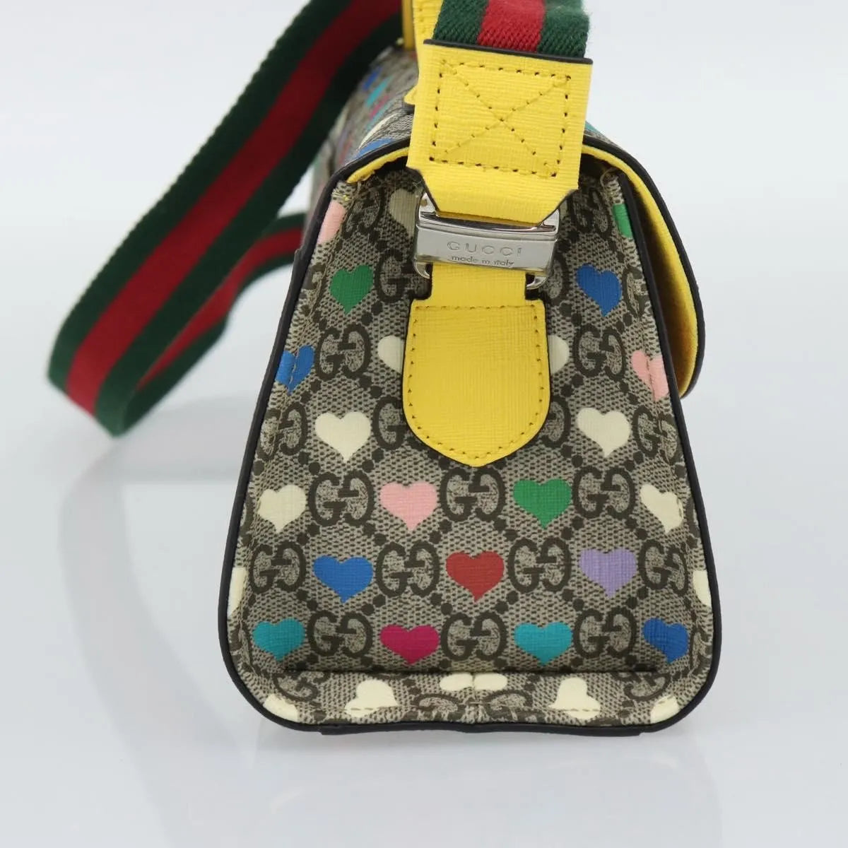 Gucci Children's Top Handle Flap Printed GG Coated Canvas, Beige, Canvas, Handbag