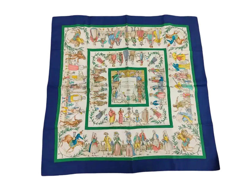 Hermes Carré 90 Silk multicolor, Multicolour, Silk, Scarf