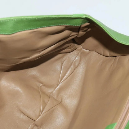 Bvlgari Chandra Hobo Leather, Green, Leather, Handbag