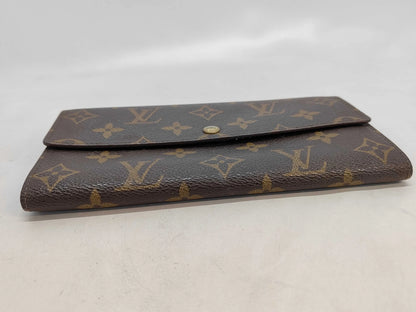 Louis Vuitton Porte Tresor International Monogram Canvas, Brown, Canvas, Wallet