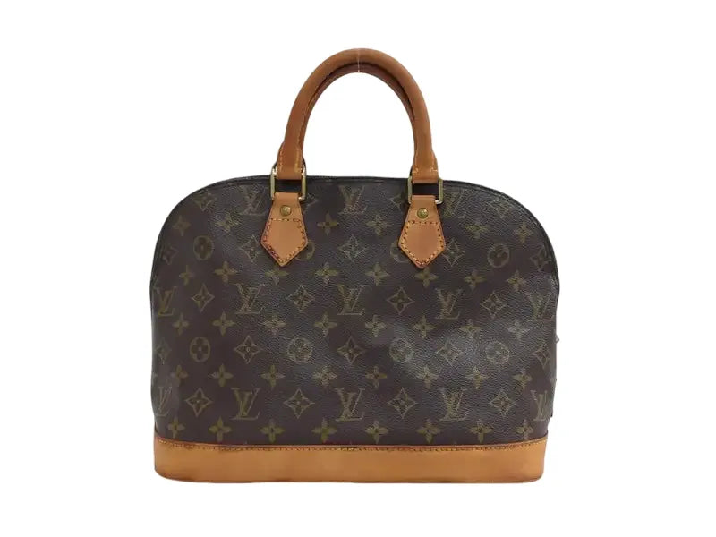 Louis Vuitton Vintage Alma Monogram Canvas, Brown, Canvas, Handbag