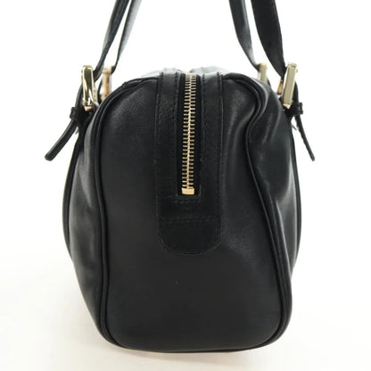 Gucci Britt Boston Duffle Leather, Black, Leather, Handbag