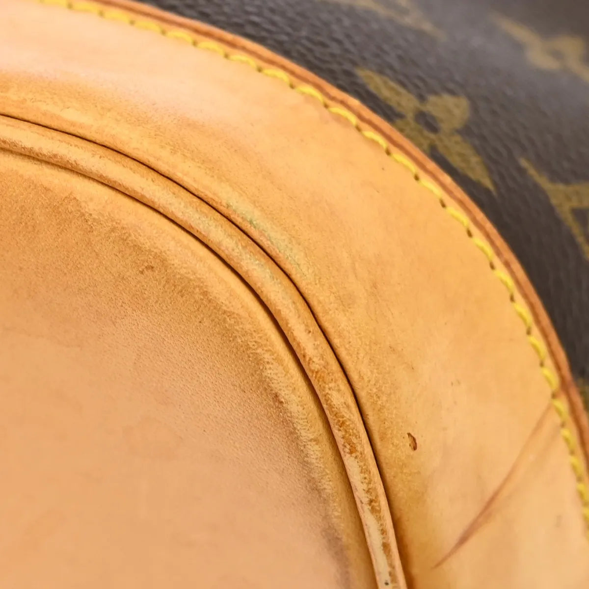 Louis Vuitton Alma Monogram, Brown, Canvas, Handbag