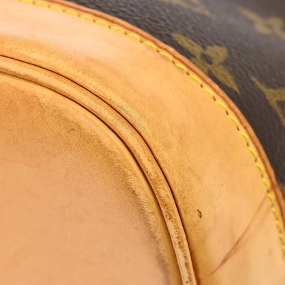 Louis Vuitton Alma Monogram, Brown, Canvas, Handbag