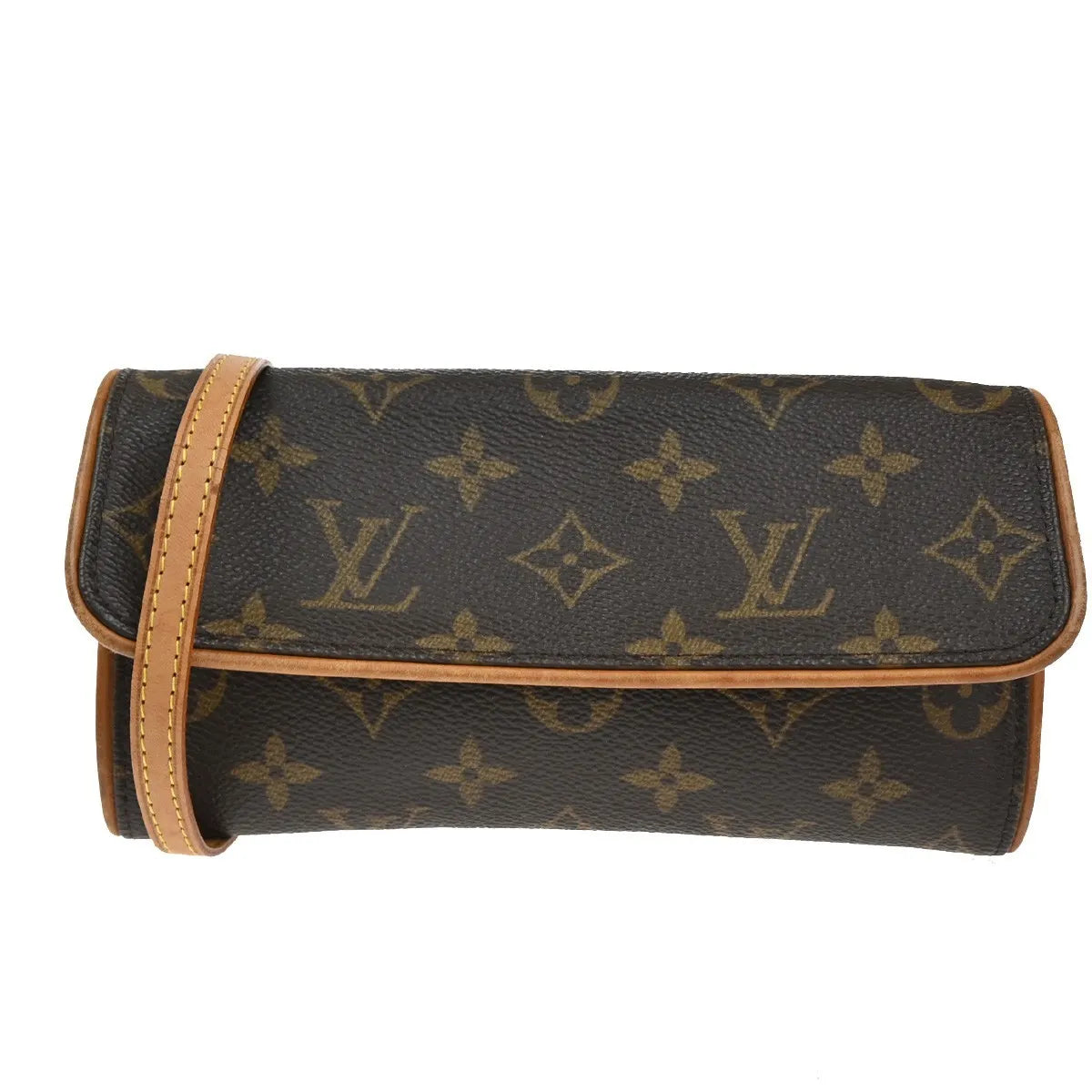 Louis Vuitton Twin Monogram Canvas, Brown, Canvas, Clutch