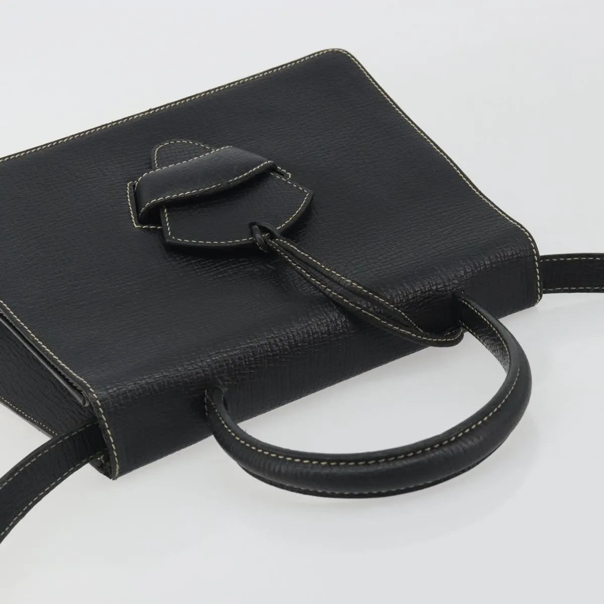 Loewe Barcelona Top handle Leather, Black, Leather, Handbag
