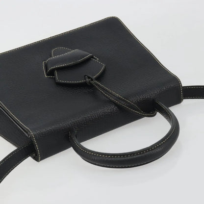 Loewe Barcelona Top handle Leather, Black, Leather, Handbag
