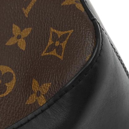 Louis Vuitton Saintonge Monogram Canvas with Leather, Brown, Canvas, Shoulder Bag