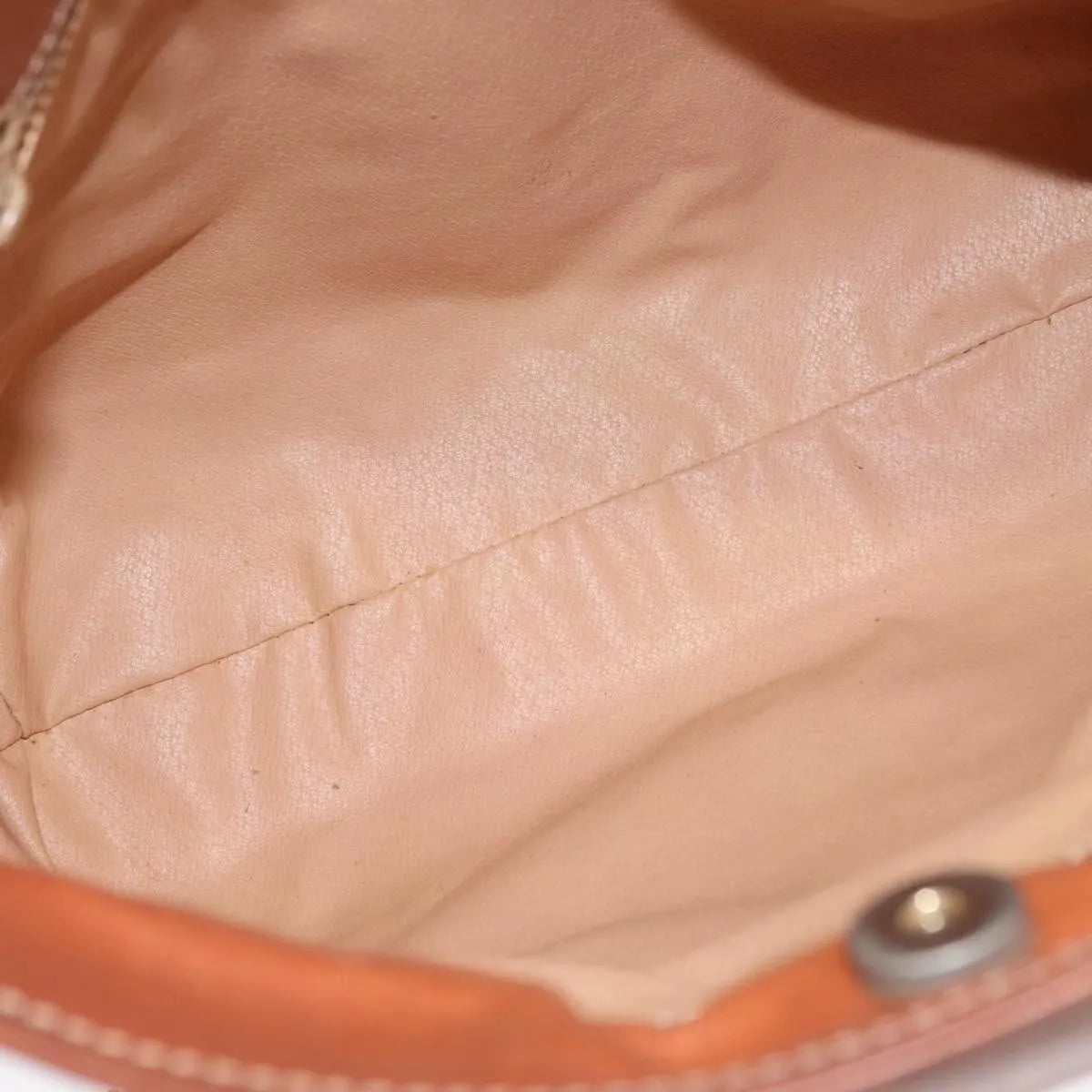 Celine Vintage Macadam Canvas and Leather, Brown, Canvas, Shoulder Bag