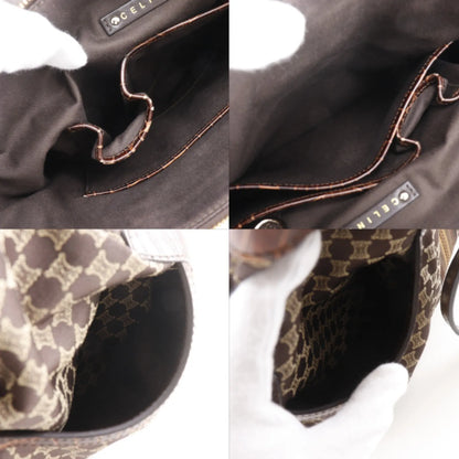 Celine Macadam Macadam with leather, Brown, Leather, Tote Bag