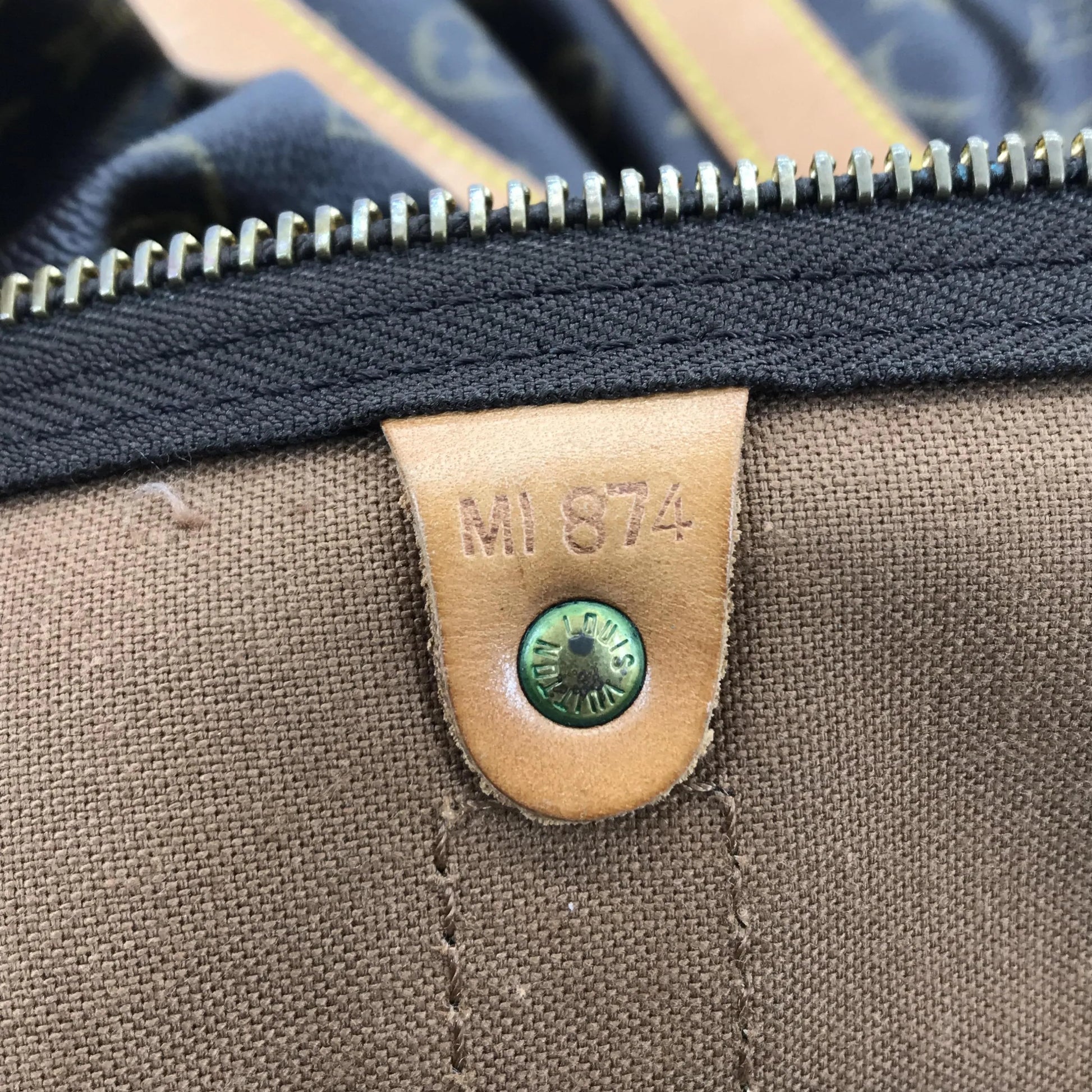 Louis Vuitton Keepall Monogram Canvas, Brown, Canvas, Travel Bag