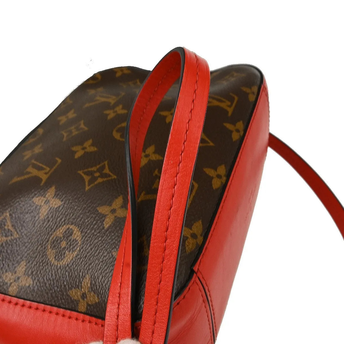 Louis Vuitton Saintonge Monogram Canvas with Leather, Brown, Canvas, Shoulder Bag
