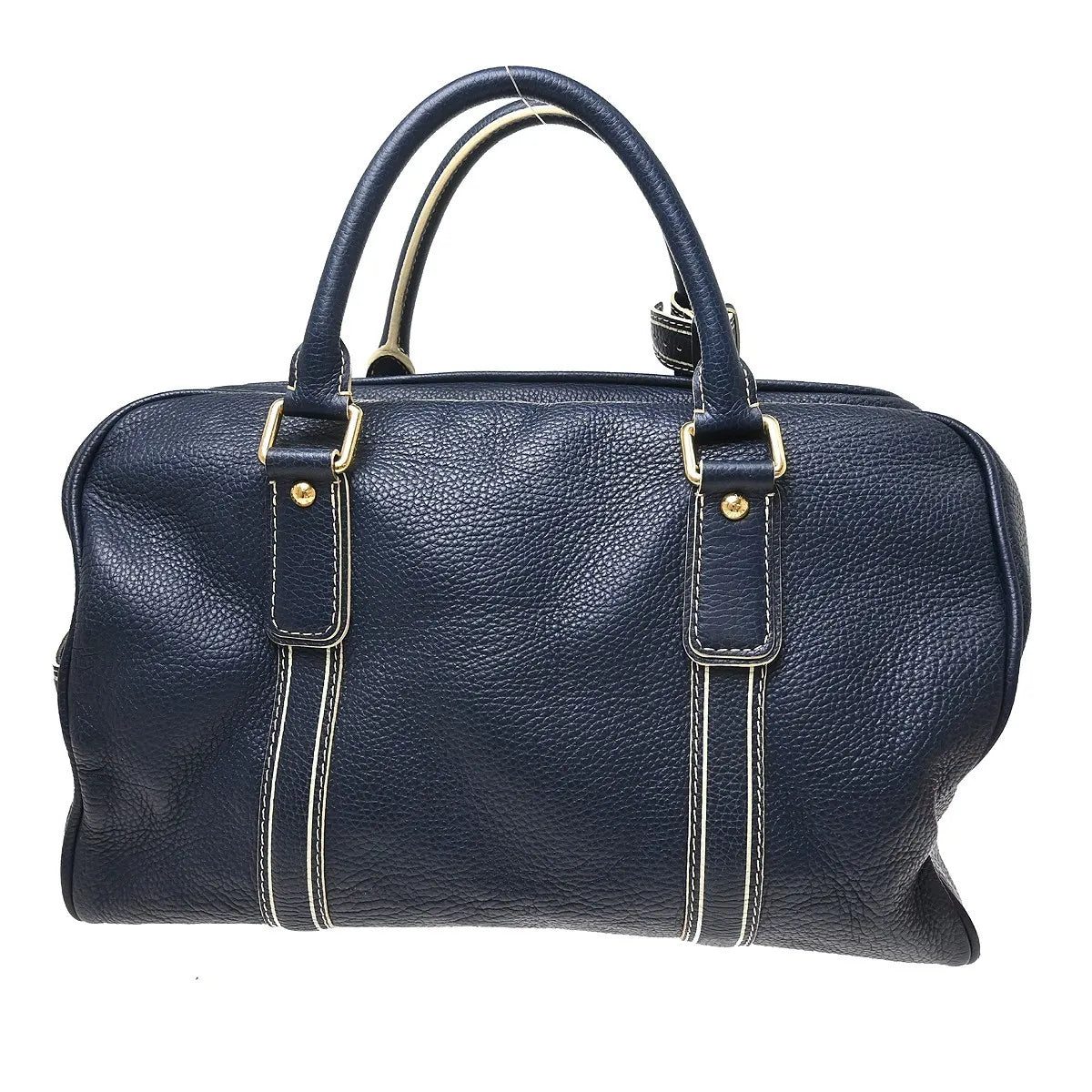 Louis Vuitton Carryall Leather, Blue, Leather, Travel Bag