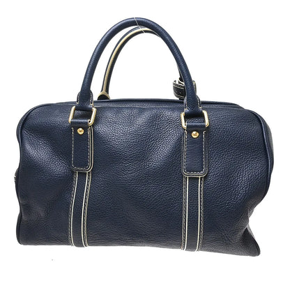 Louis Vuitton Carryall Leather, Blue, Leather, Travel Bag