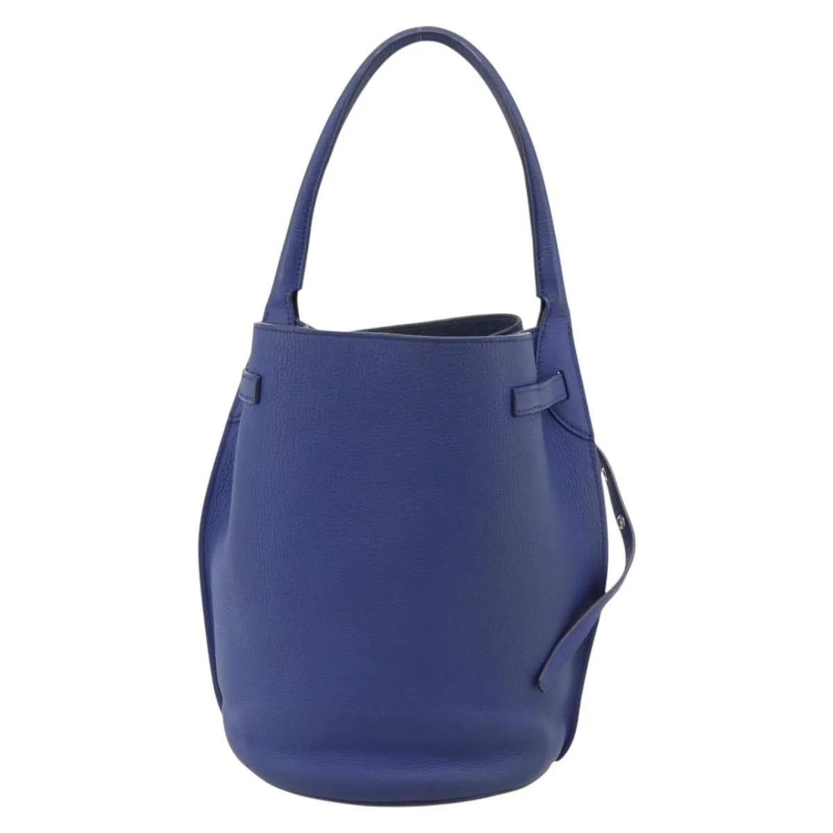 Celine Big Bag Bucket Leather, Blue, Leather, Handbag