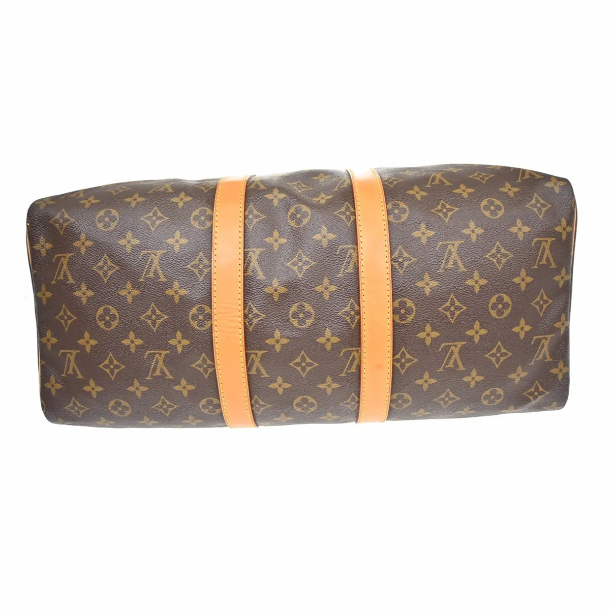 Louis Vuitton Keepall Monogram, Brown, Canvas, Travel Bag