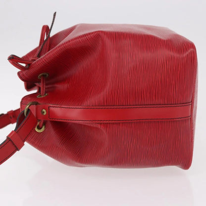 Louis Vuitton Petit Noe Epi Leather, Red, Leather, Shoulder Bag