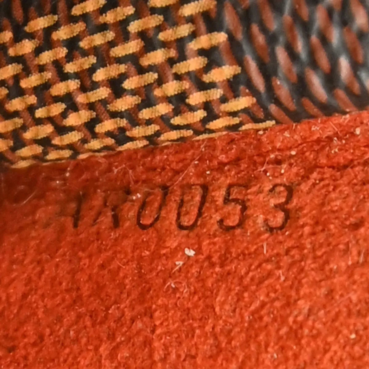 Louis Vuitton Sarria Damier, Brown, Canvas, Handbag