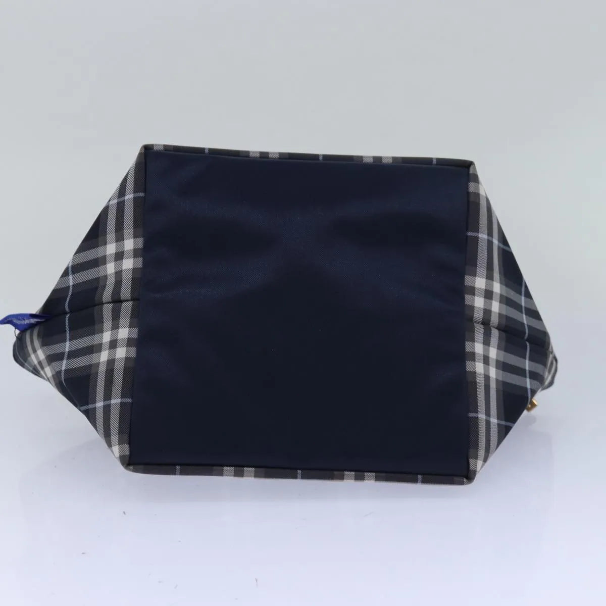 Burberry Nova Check Blue Label Nylon, Navy, Nylon, Handbag