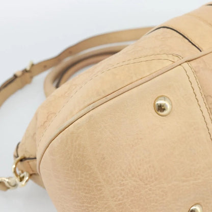 Gucci New Pelham Tote Guccissima Leather, Beige, Leather, Handbag
