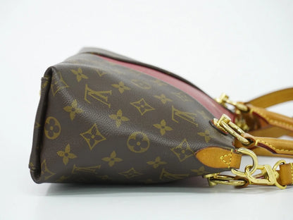 Louis Vuitton V Tote Monogram Canvas and Leather, Brown, Canvas, Handbag