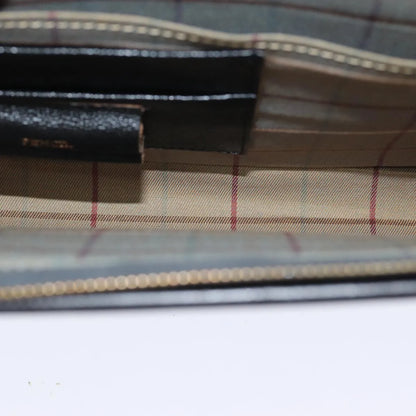 Burberry Vintage Leather, Black, Leather, Clutch