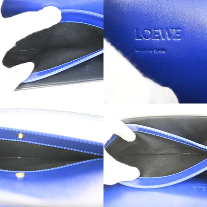 Loewe Barcelona Leather, Blue, Leather, Shoulder Bag