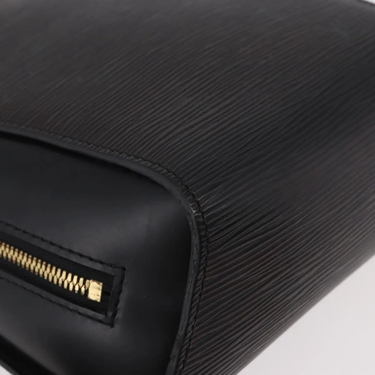 Louis Vuitton Mabillon Epi Leather, Black, Leather, Backpack