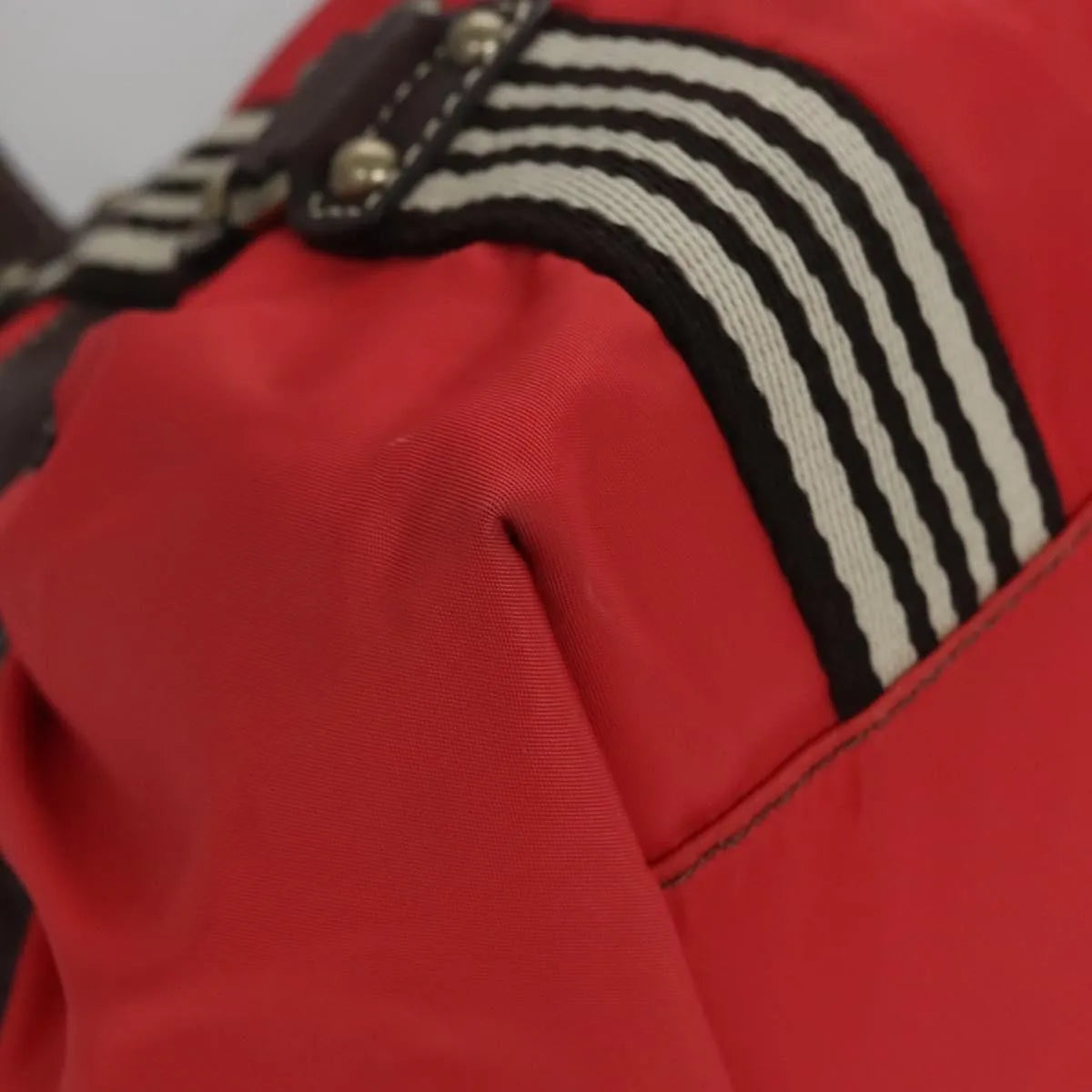 Burberry Blue Label Nylon, Red, Nylon, Tote Bag