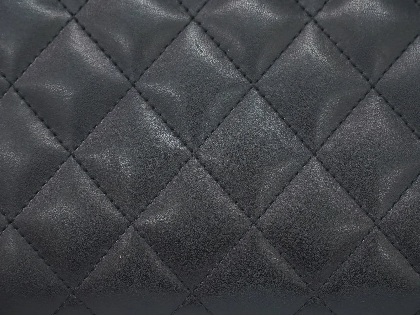 Chanel Cambon Zip Around Quilted Lambskin, Black, Leather, Wallet