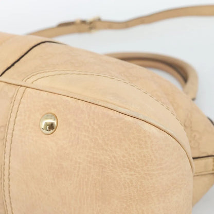 Gucci New Pelham Tote Guccissima Leather, Beige, Leather, Handbag
