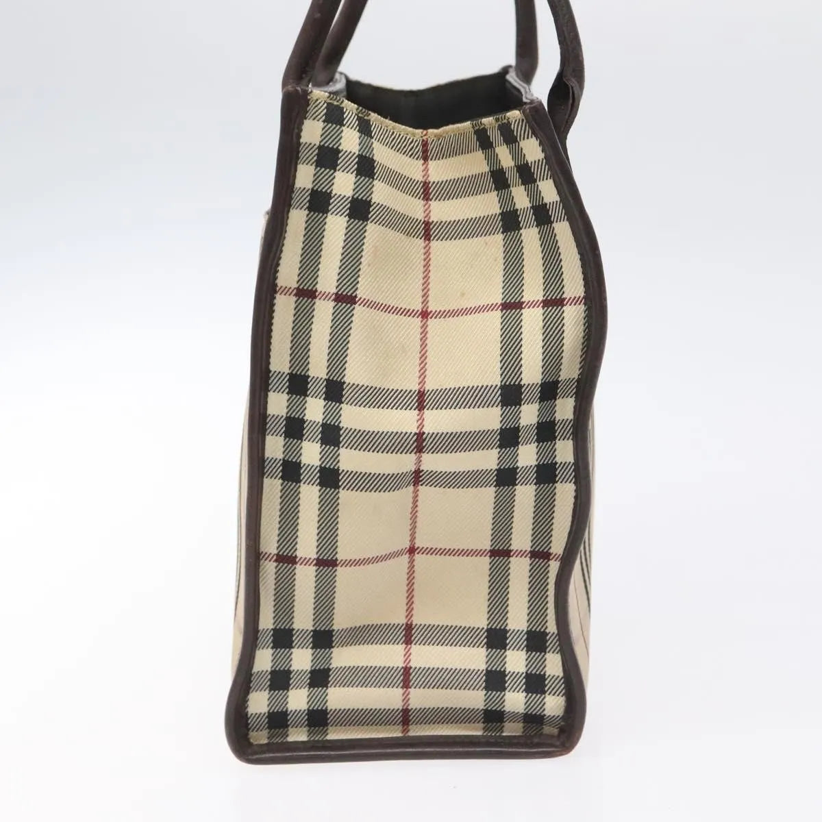 Burberry Nova Check Nylon, Beige, Nylon, Handbag