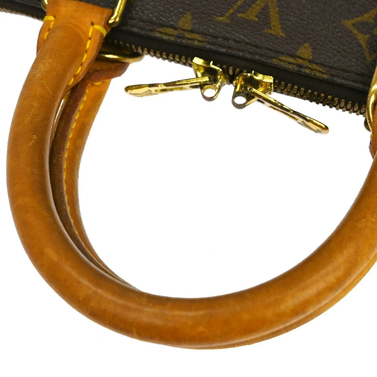 Louis Vuitton Alma Monogram, Brown, Canvas, Handbag