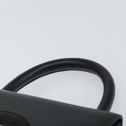 Salvatore Ferragamo Vintage Leather, Black, Leather, Handbag