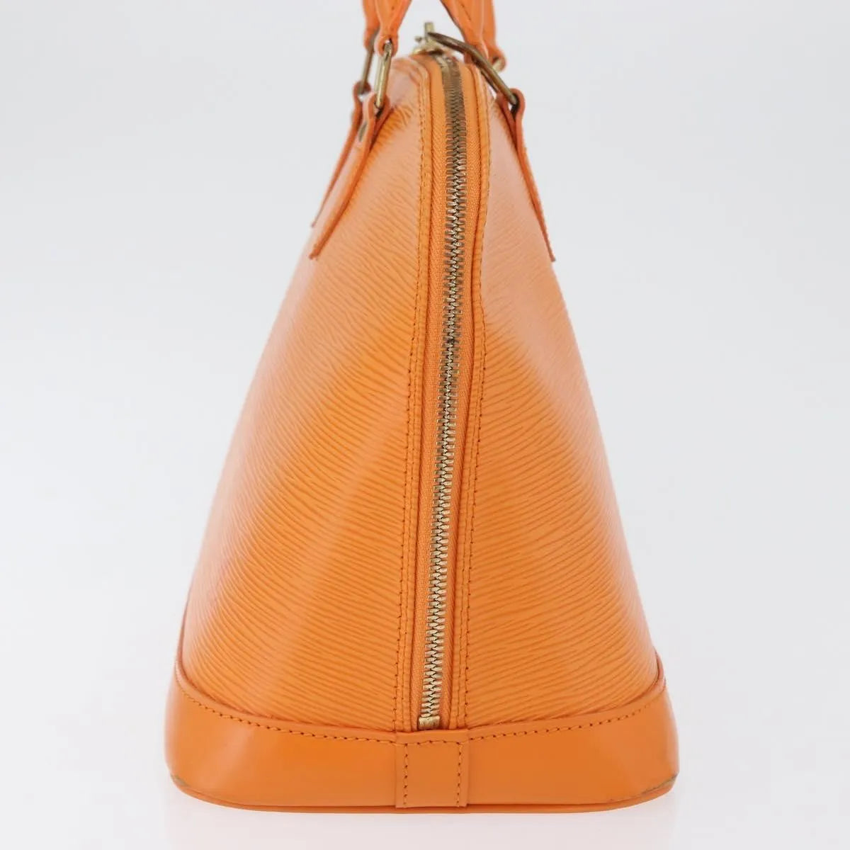 Louis Vuitton Alma Epi, Orange, Leather, Handbag