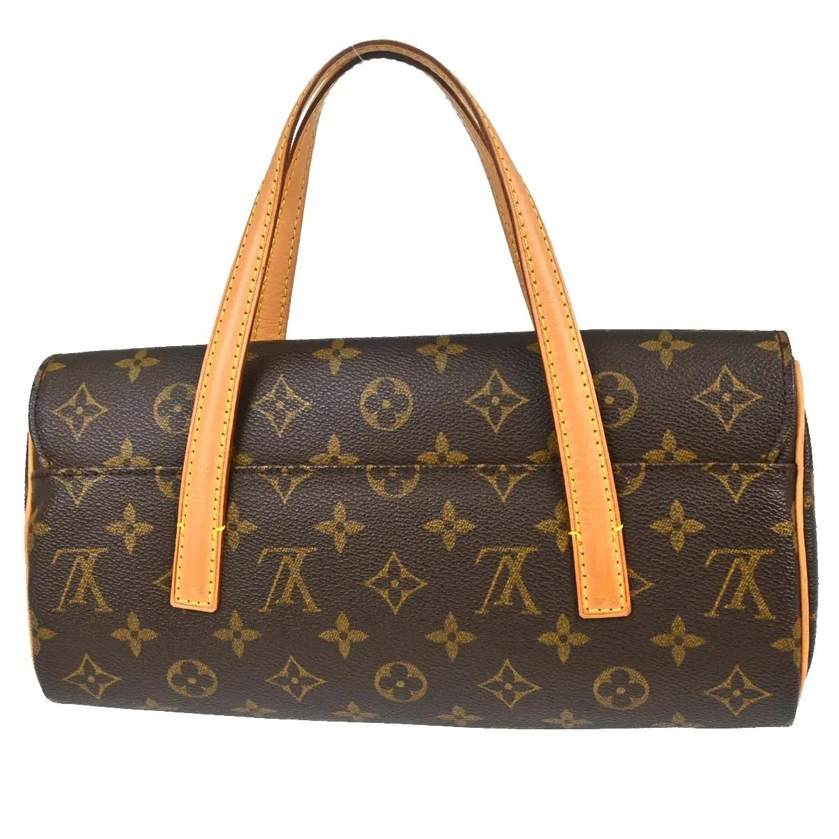 Louis Vuitton Sonatine Monogram Canvas, Brown, Canvas, Handbag